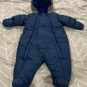 Ben Sherman infant snow suit size 3-6 months color blue.